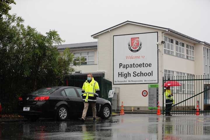 Two more community cases have emerged this morning linked to Papatoetoe High School. Photo / Dean Purcell