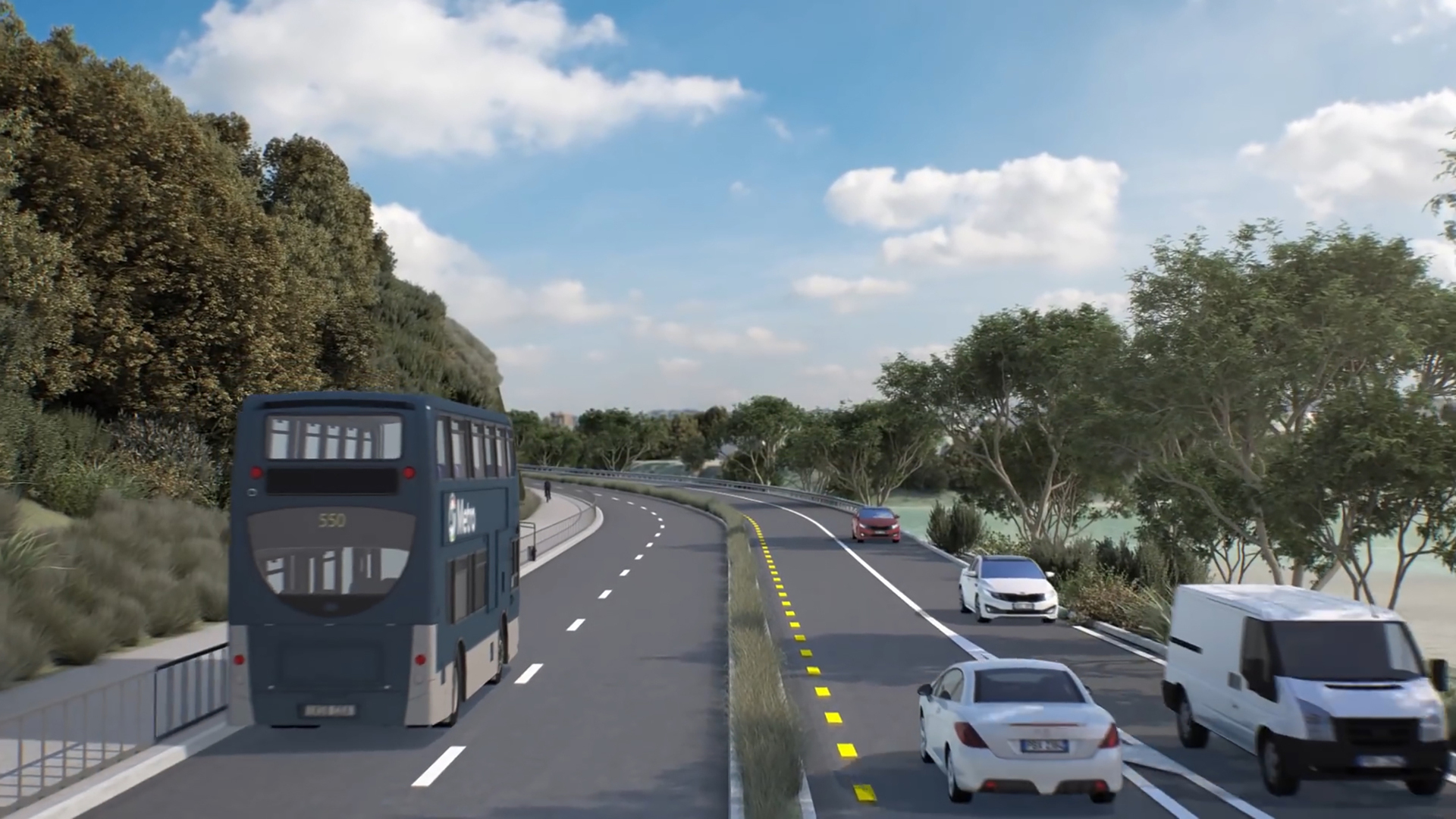 National wants to complete the Eastern Busway from Panmure to Botany. Image / Supplied