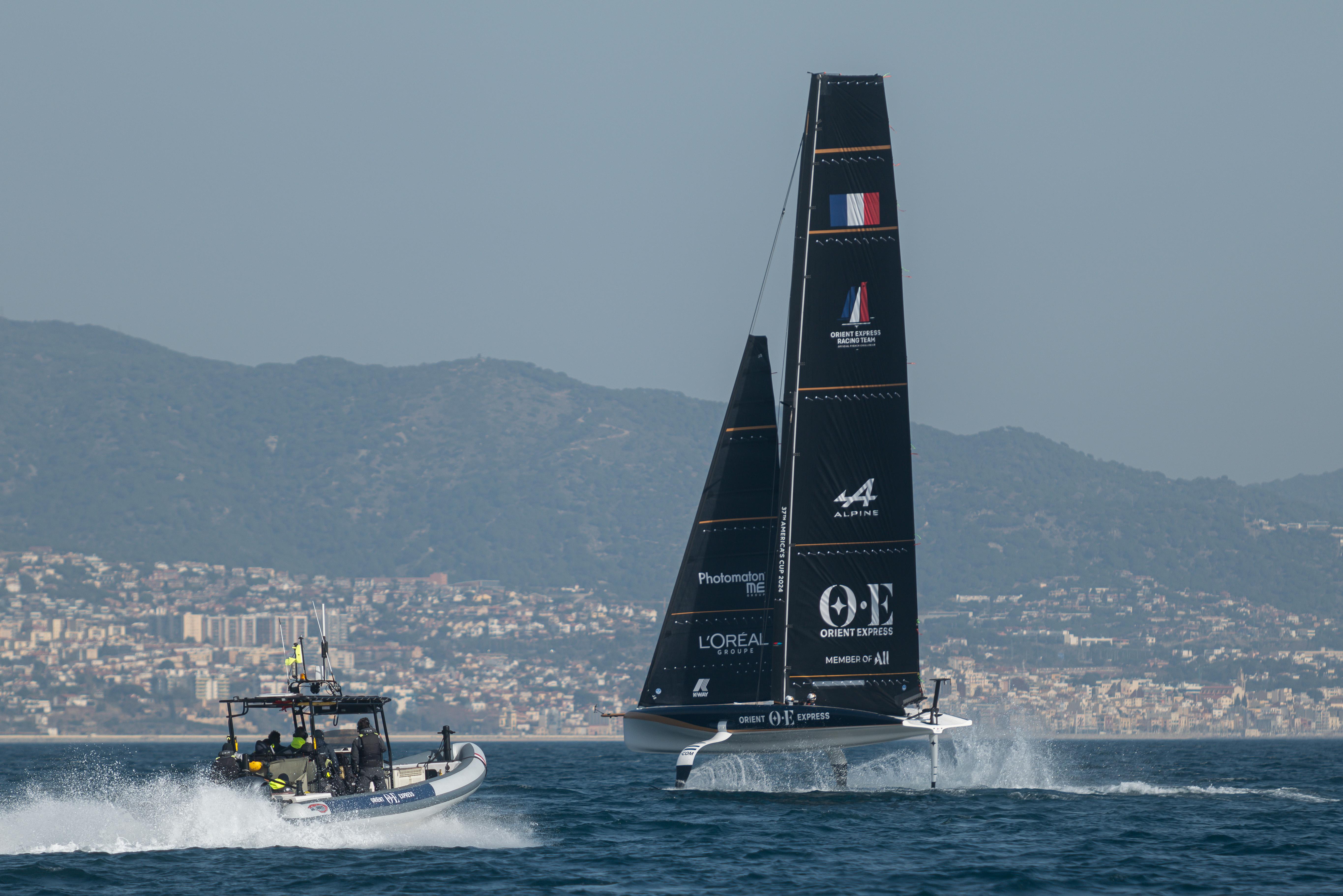 The America's Cup being held in Barcelona was a big factor in French challenger Orient Express Racing Team launching their campaign. Photo / Job Vermeulen, America's Cup
