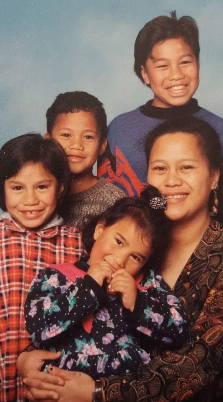 Tahere siblings, (from left), Patutahi, Mane, Ataahua and Florence, with their mother Elizabeth Pakinga.