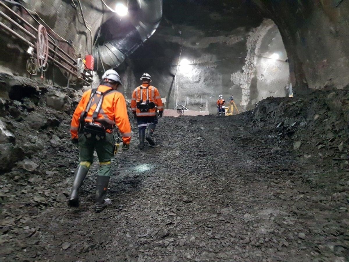 Karangahape Station tunnel excavation is unique compared to the rest of the project. Photo / supplied