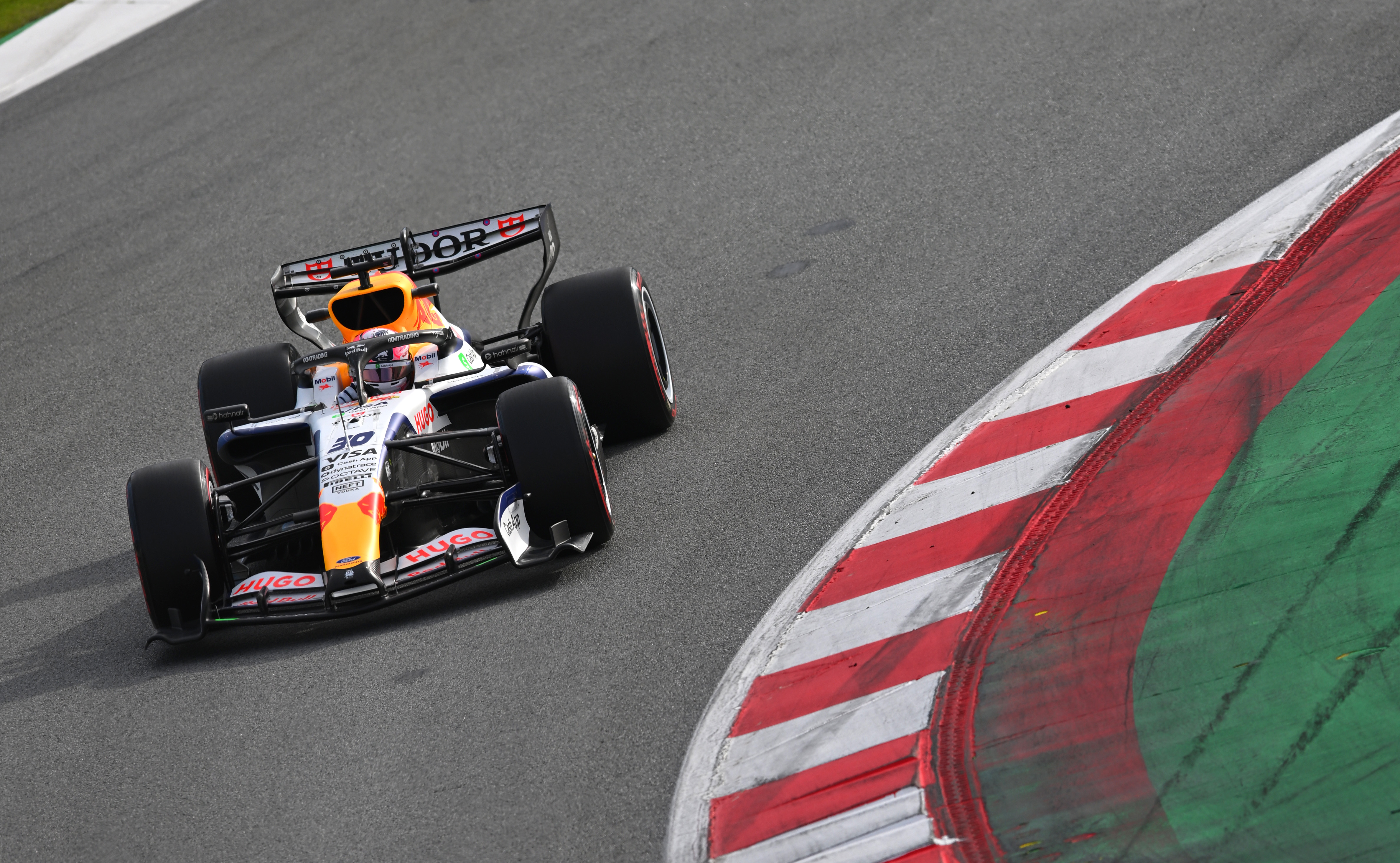Liam Lawson of New Zealand driving the Racing Bulls VCARB 03 on track during day one of F1 Shakedown at Circuit de Catalunya. Photo / Getty Images