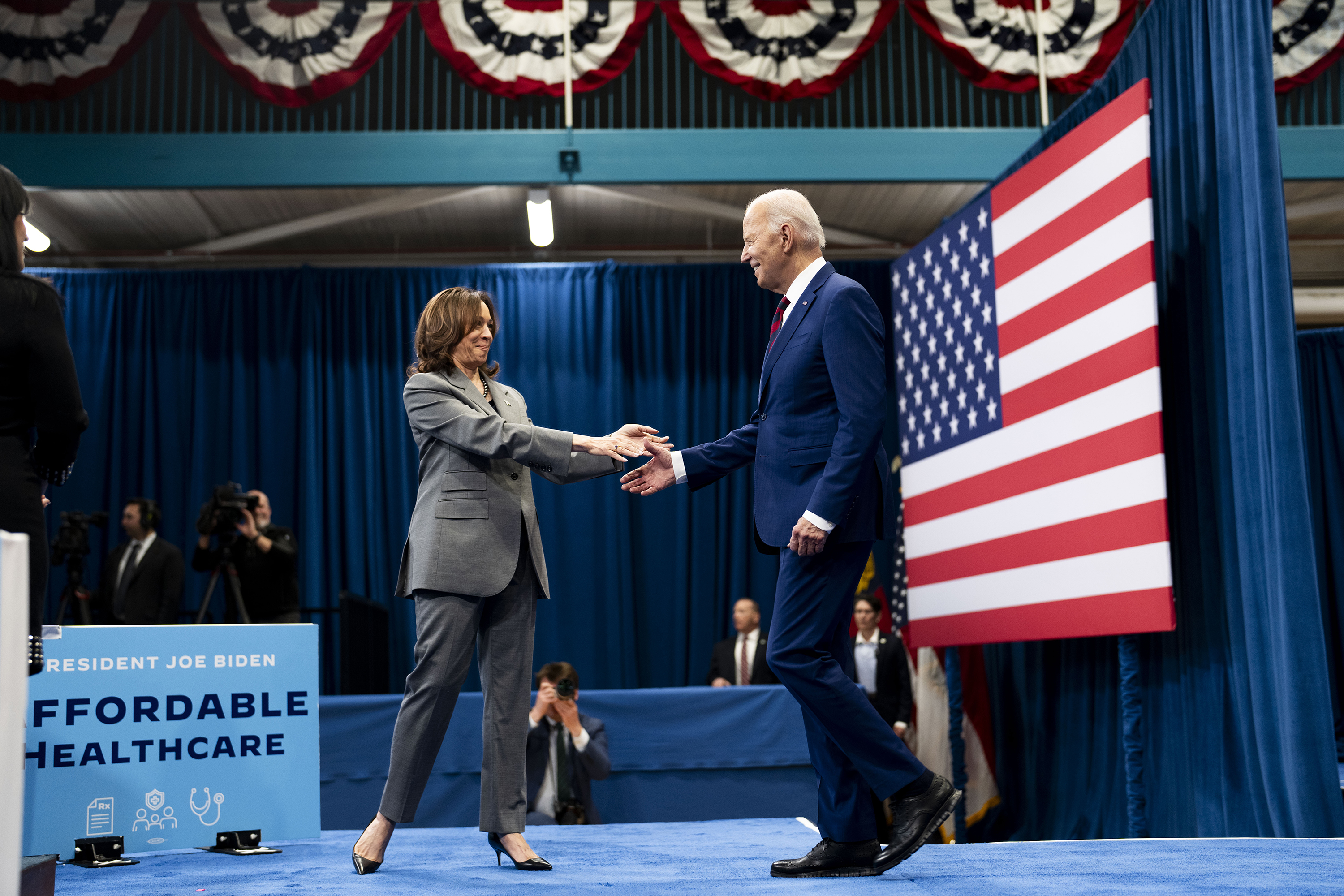 “My very first decision as the party nominee in 2020 was to pick Kamala Harris as my Vice President, and it’s been the best decision I’ve made,