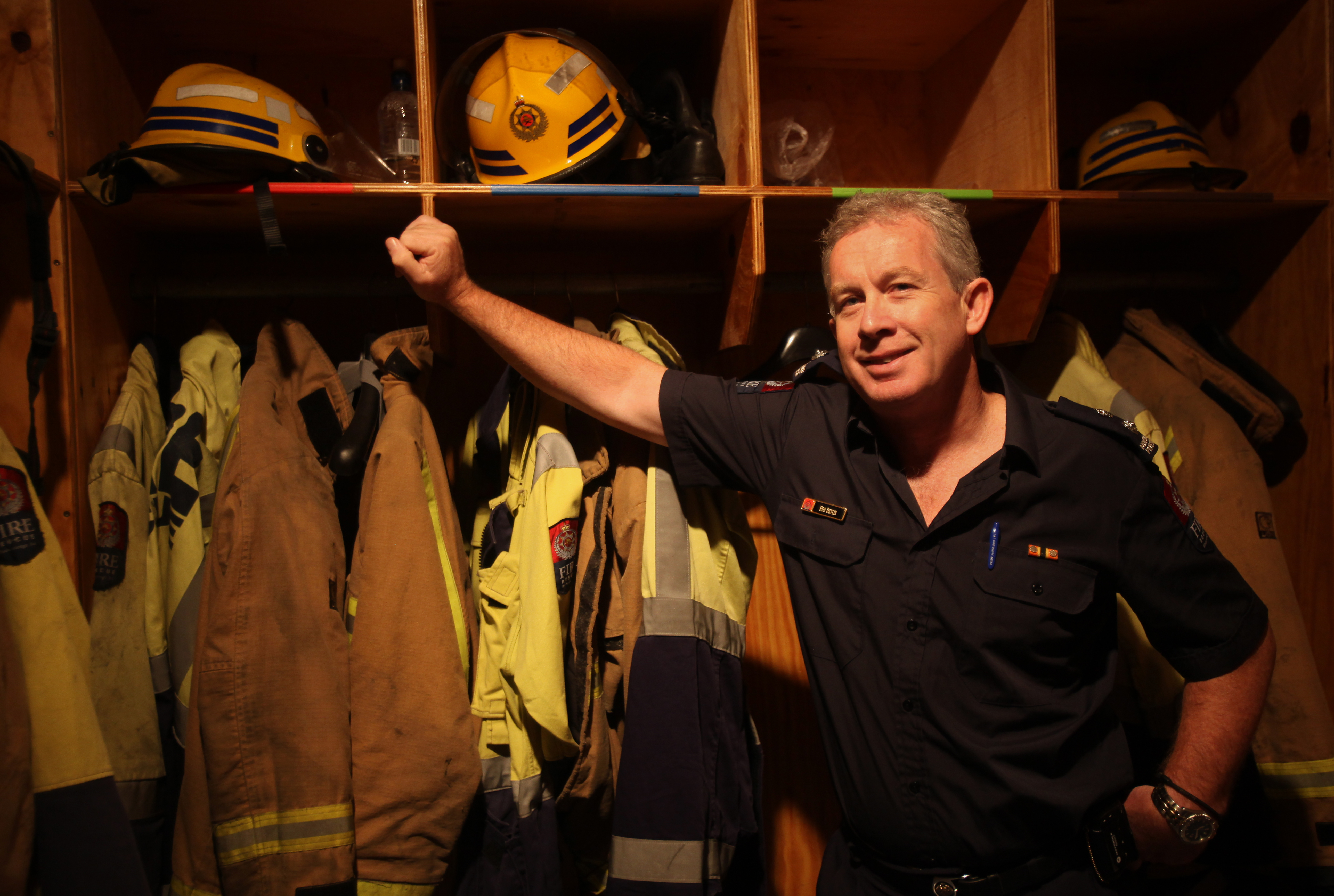 Auckland Fenz regional manager Ron Devlin, pictured in his earlier role as Bay of Plenty area manager for the New Zealand Fire Service. Photo/file