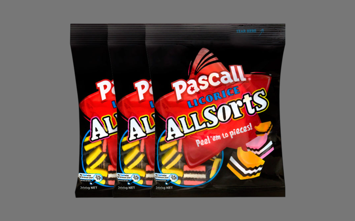 Pascall's Licorice Allsorts.