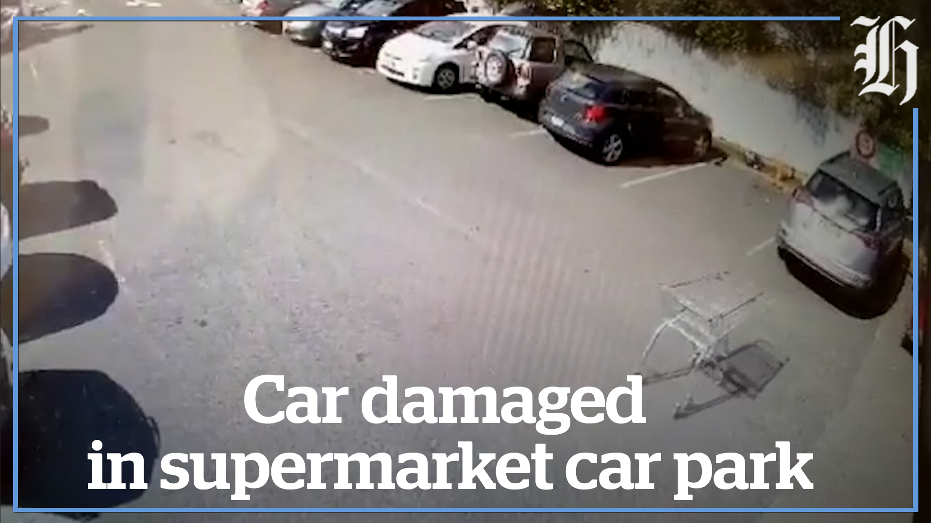 CCTV of supermarket car park damage released