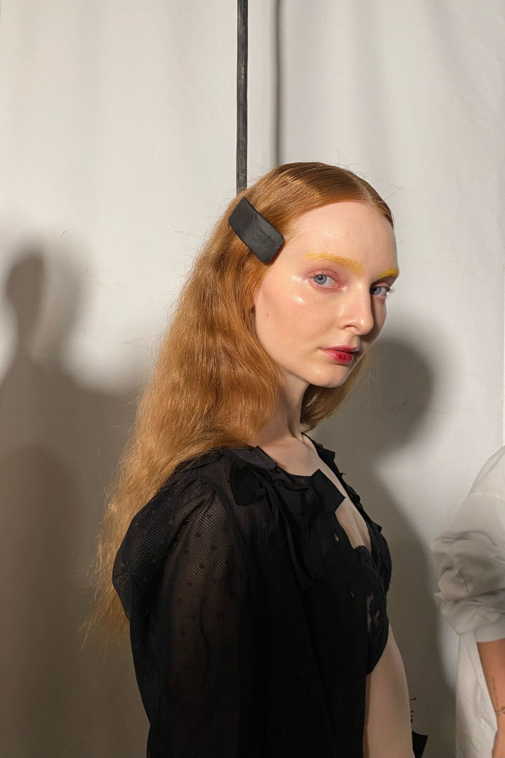 Michael's time at NYFW ended on a high note, working alongside one of his industry idols to create his favourite hair look of the week. 