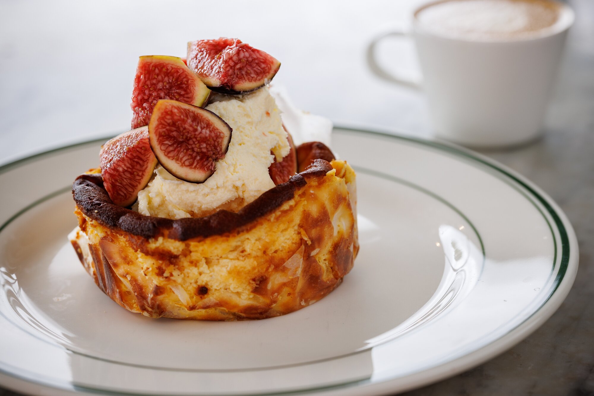 Agnes' Basque cheesecake. Photo / Babiche Martens