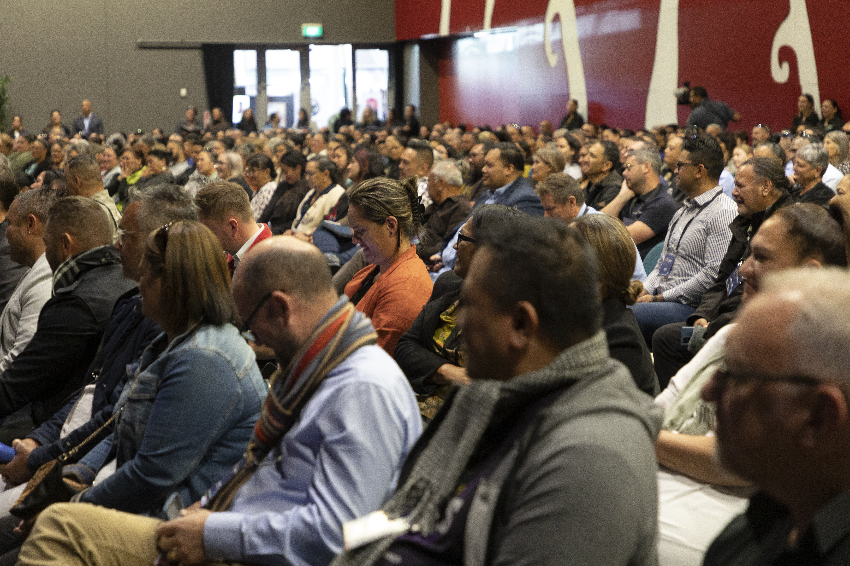 The delegates at the National Māori Housing Conference. Photo / Andrew Warner