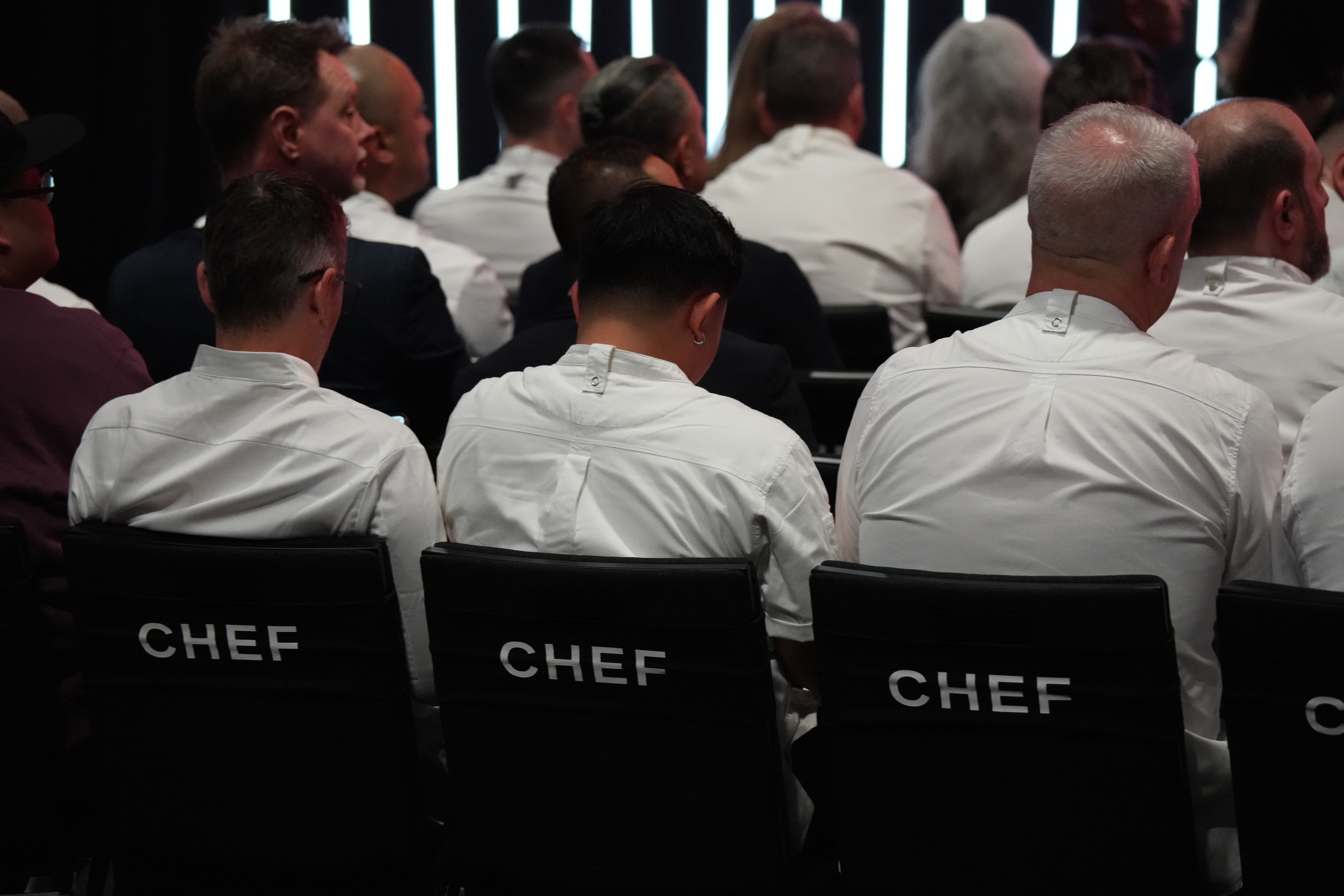Chefs await the inaugural Michelin Guide New Zealand reveal. Photo / Alyse Wright