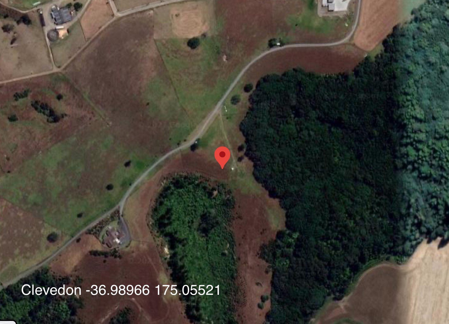 The licenced Starlink location at Clevedon (Radio Spectrum Management/Geekzone)