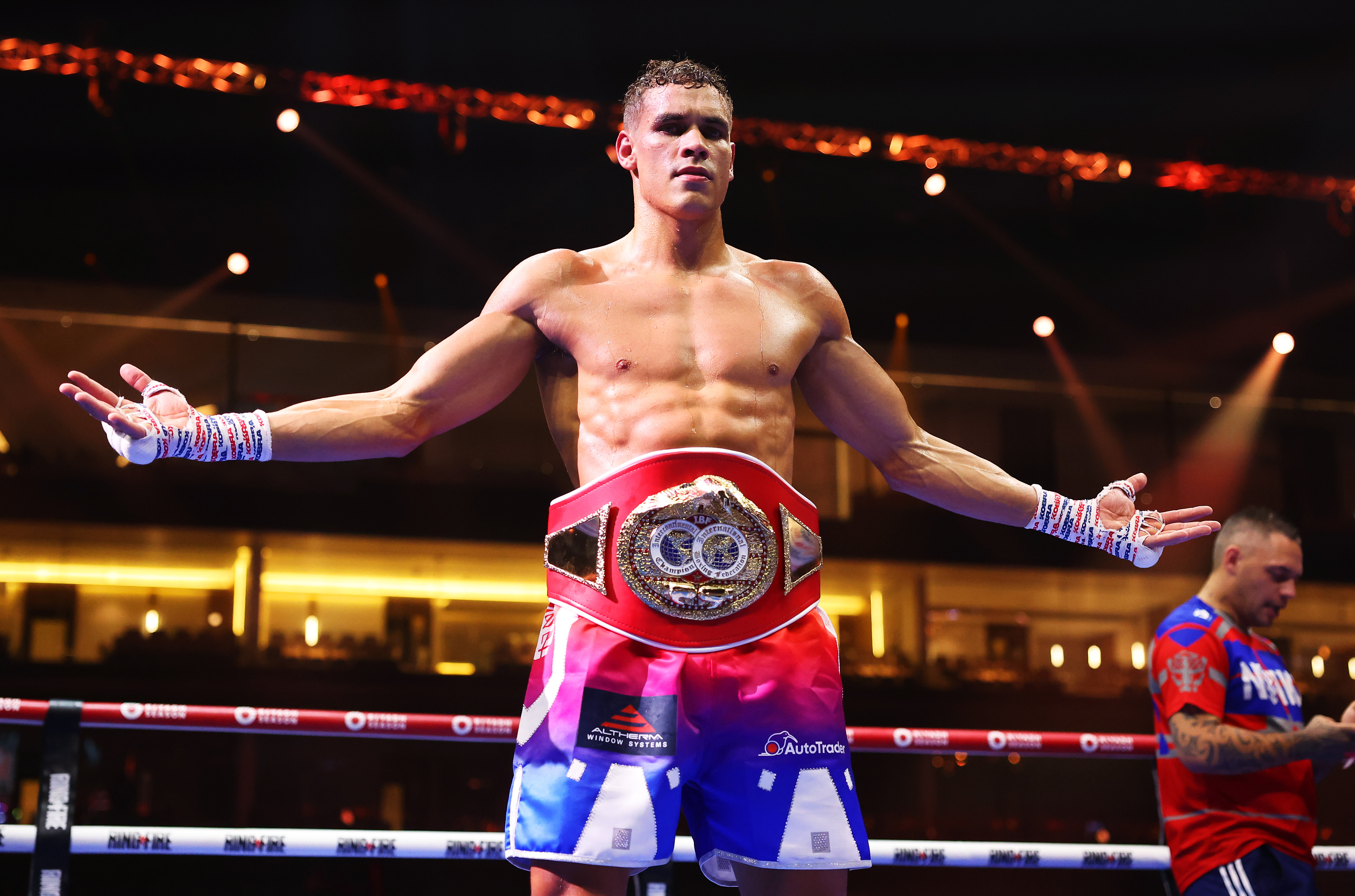 David Nyika beat Michael Seitz by fourth-round TKO. Photo / Getty Images