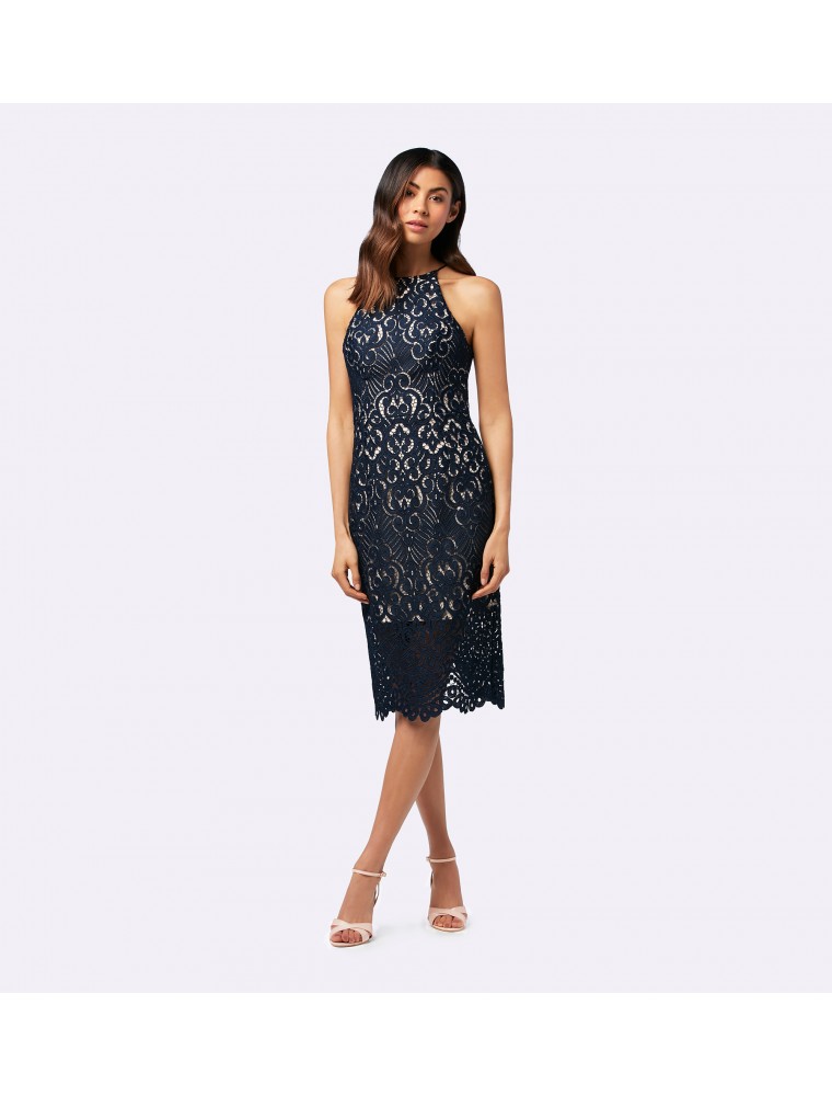 forever new navy lace dress