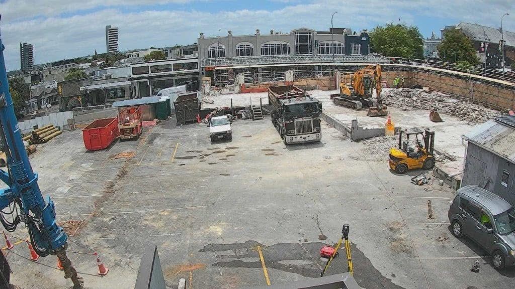 Site in Ponsonby where CMP Construction is building the $150m project. Photo / Andrew Moore, CMP Construction