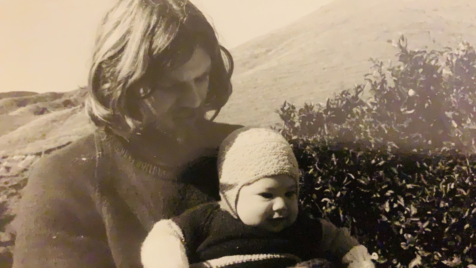Mike Donoghue with his son Morgan. Donoghue Snr helped lead many international conservation achievements, including the moratorium on commercial whaling and establishing regional sanctuaries.