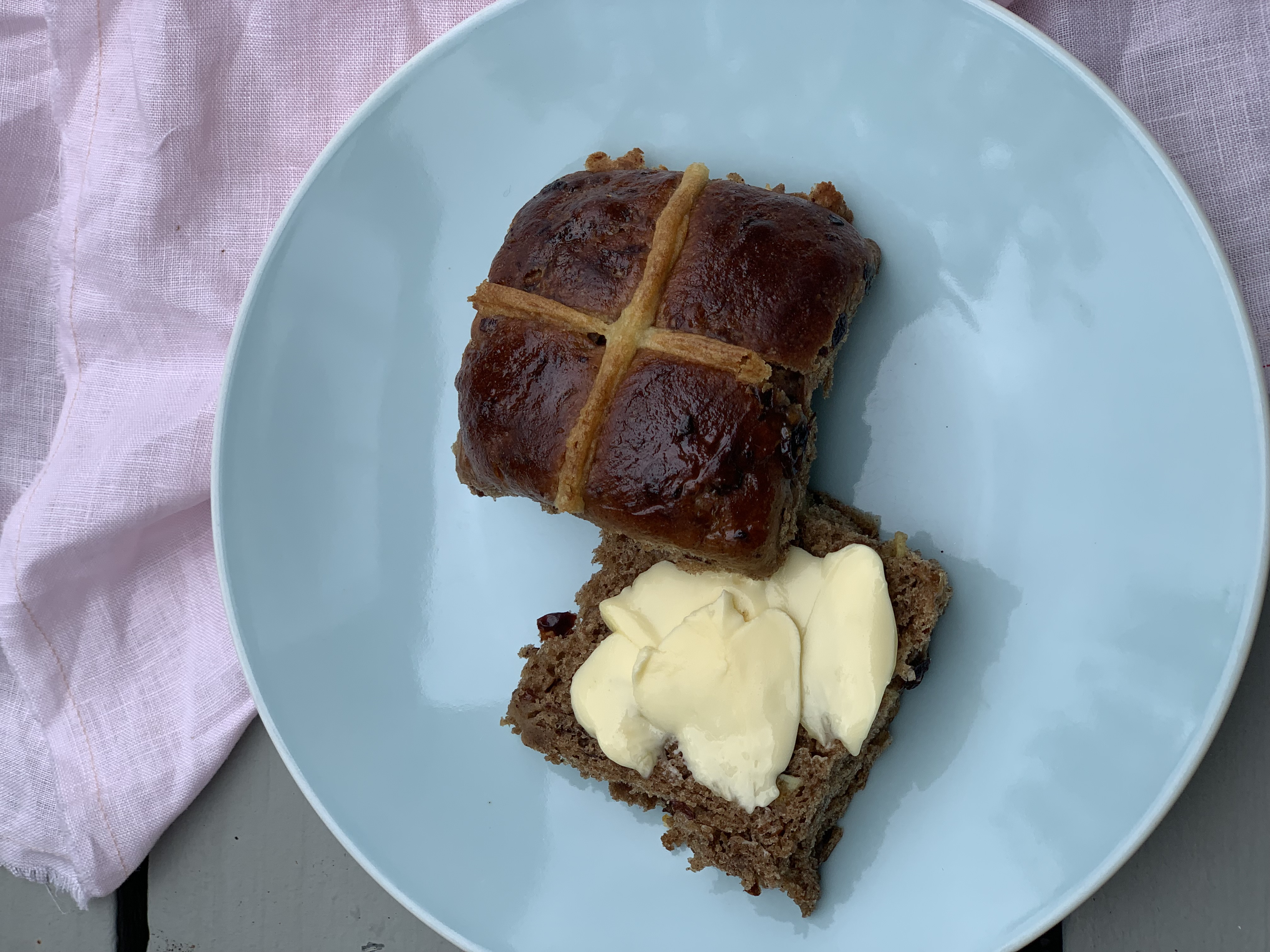 Amano's hot cross bun. Photo / Supplied