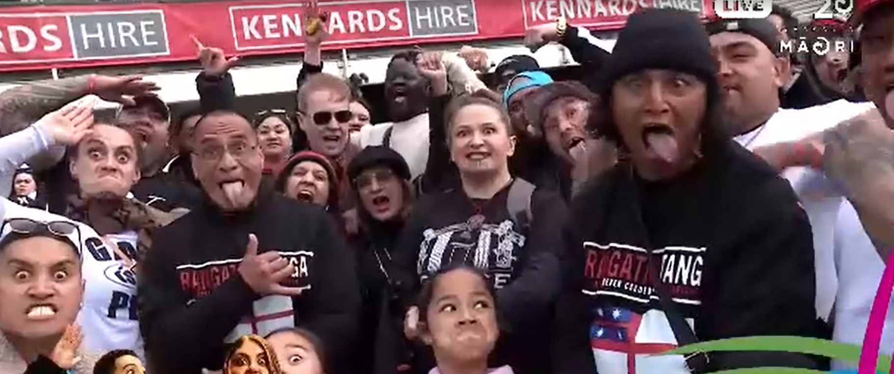 Thousands were at Eden Park for the world record haka attempt. Photo / Supplied