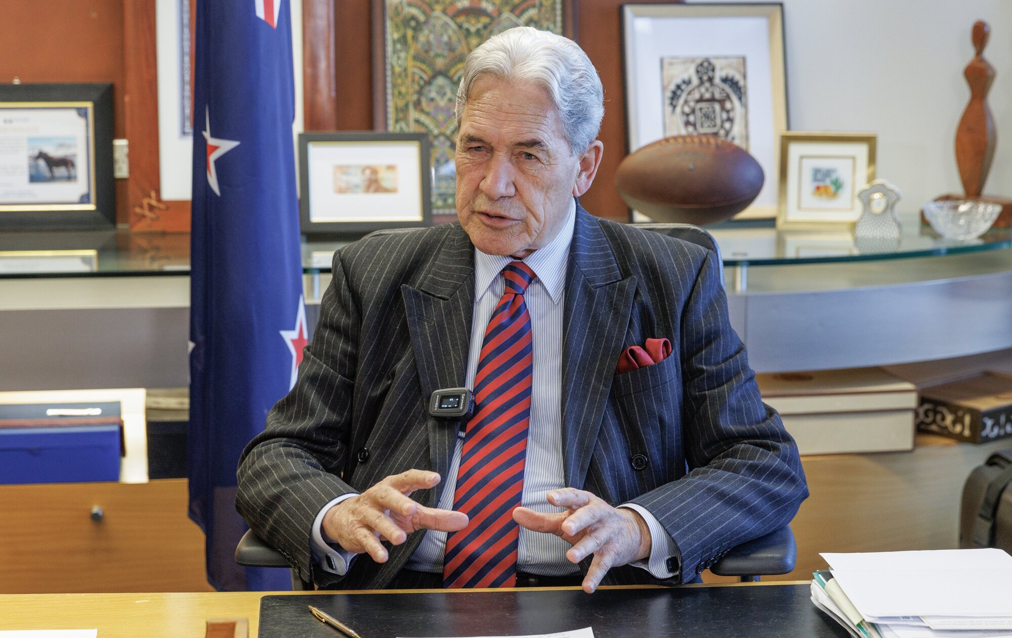 NZ First leader Winston Peters denies his party is softening its approach. Photo / Mark Mitchell