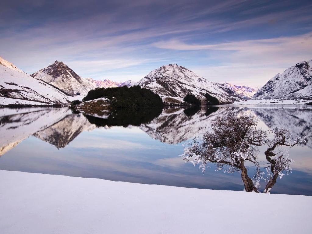 The Moke Lake track in fresh winter snow. Photo  / Lucia King-Smith