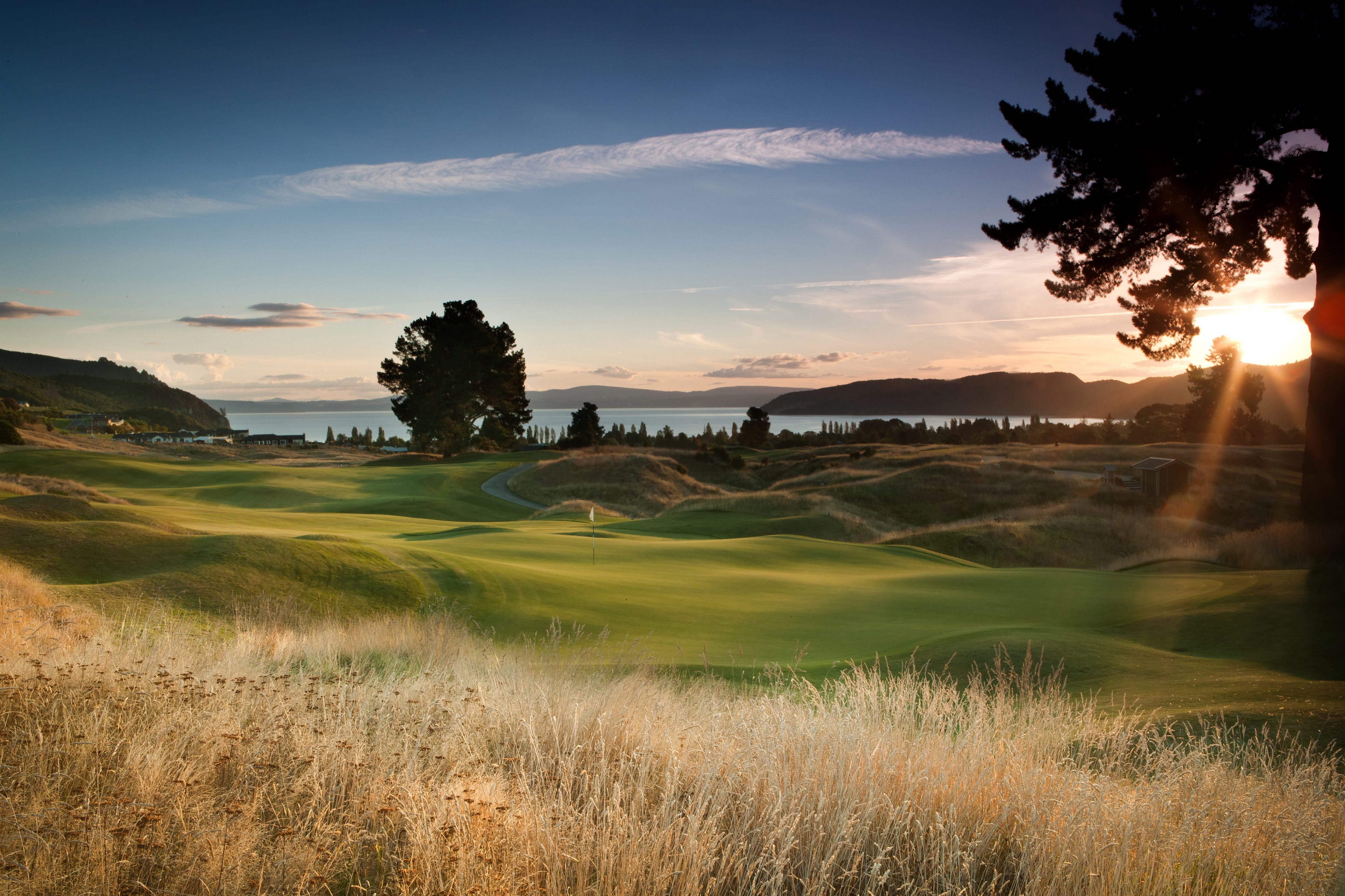 The picturesque 14th green at The Kinloch Golf Club.
