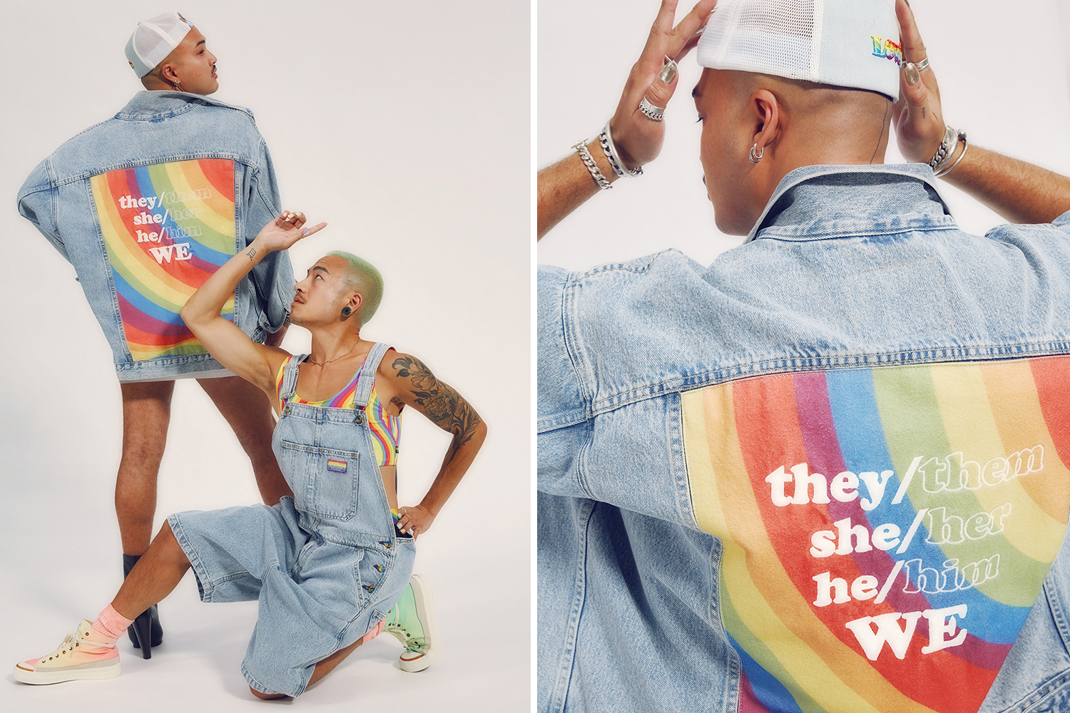 Levi's Pride 2021 'All Pronouns, All Love'. Photo / Supplied