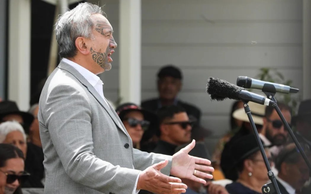 Kamaka Manuel at Rātana Pā. Photo / RNZ