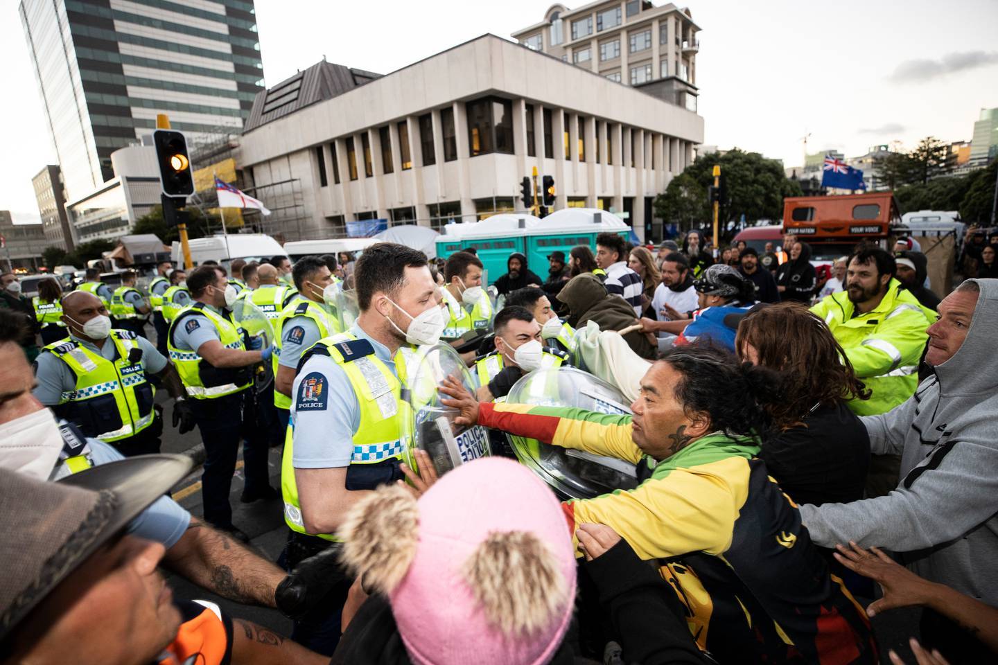 The occupation lasted three weeks. Photo / George Heard 
