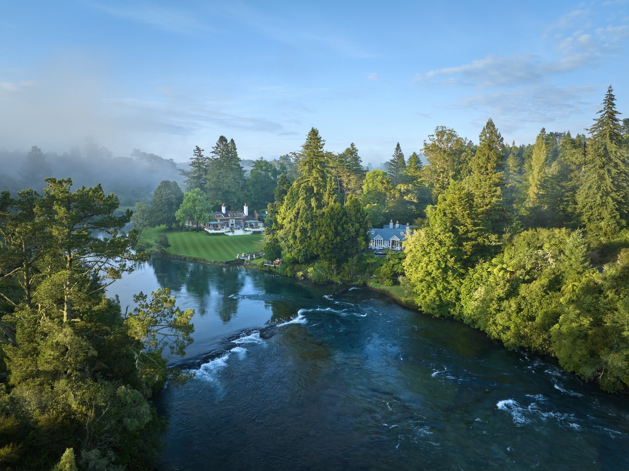 Huka Lodge has undergone an extensive nine-month renovation. Photo / George Apostolidis