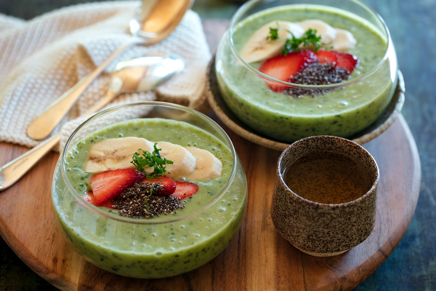 Green smoothie bowl. Photo / Babiche Martens