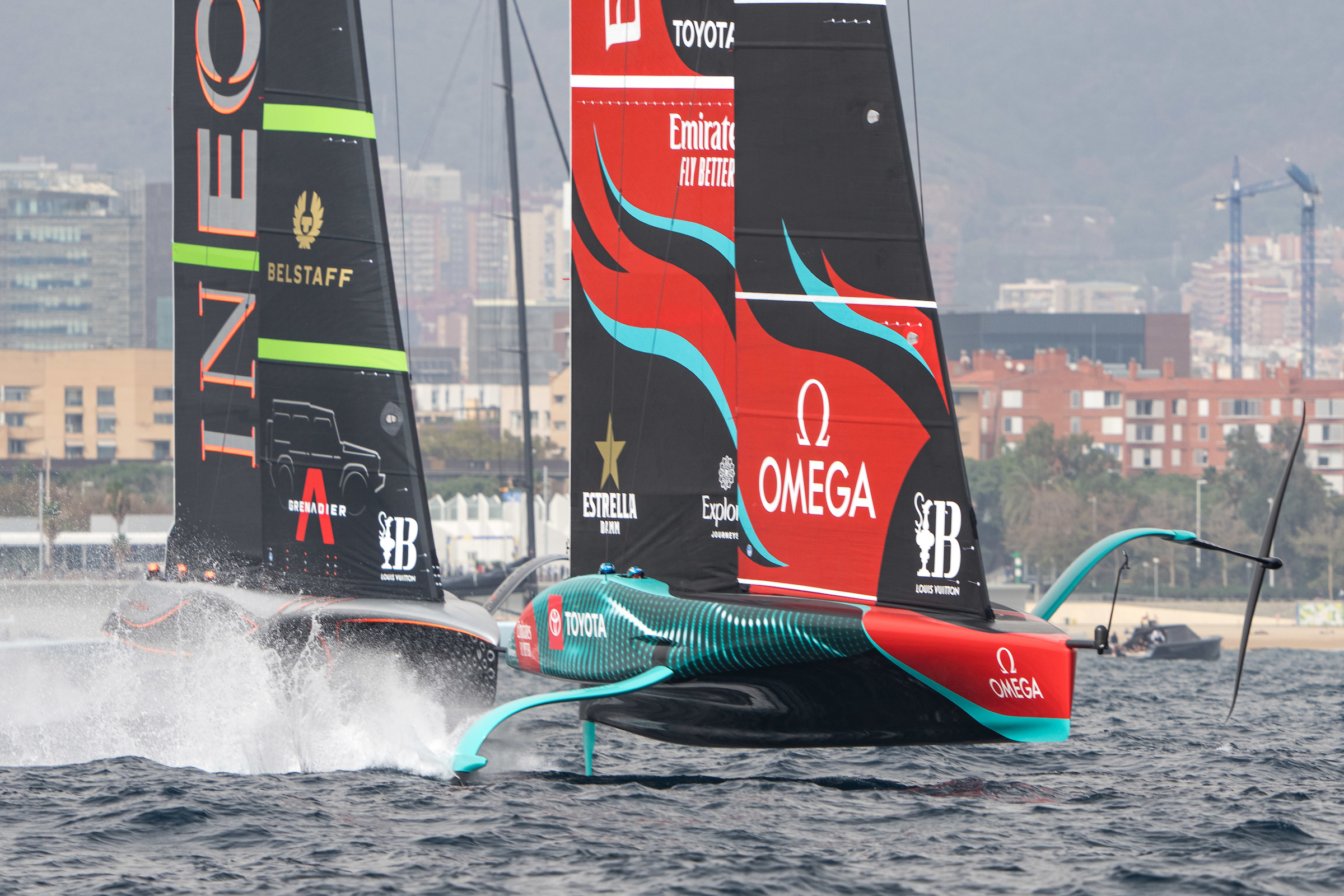 Emirates Team New Zealand have taken a 4-0 lead in the America's Cup match. Photo / Ian Roman, America's Cup