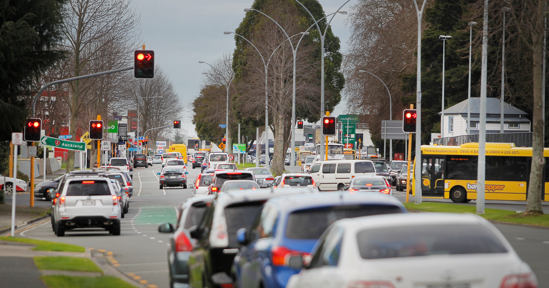 A section of Cameron Rd from 17th Ave to the Tauranga CBD is getting an upgrade. Photo / George Novak 