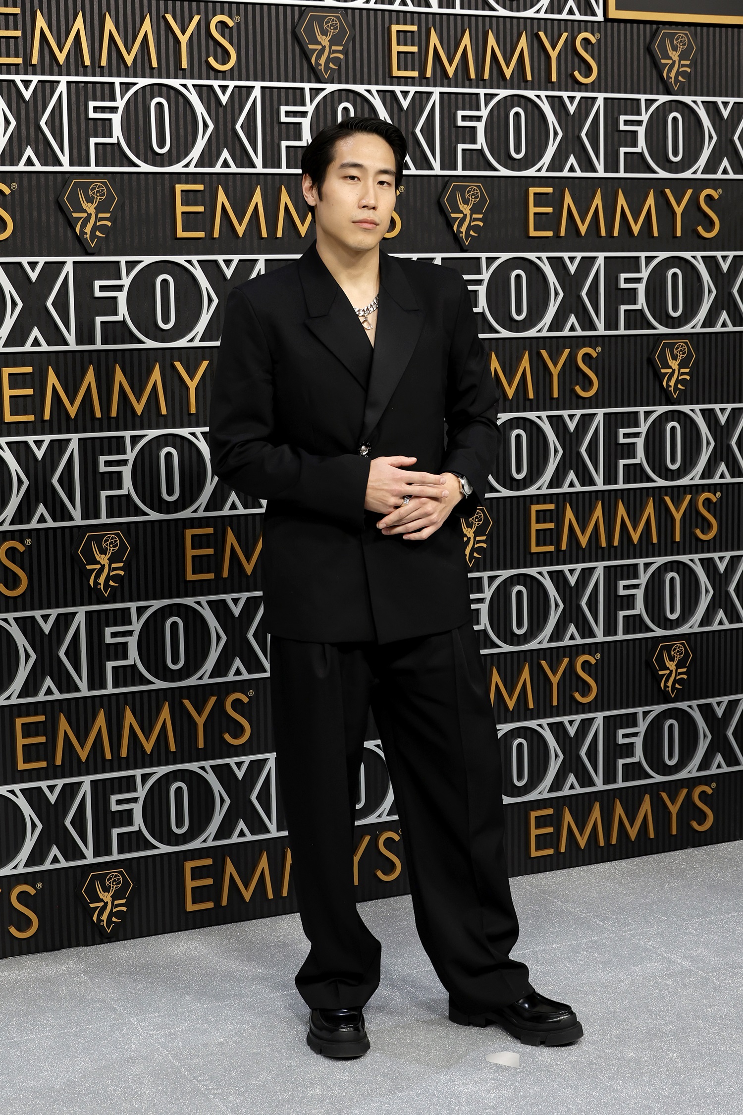 Young Mazino attends the 75th Emmy Awards. Photo / Getty Images
