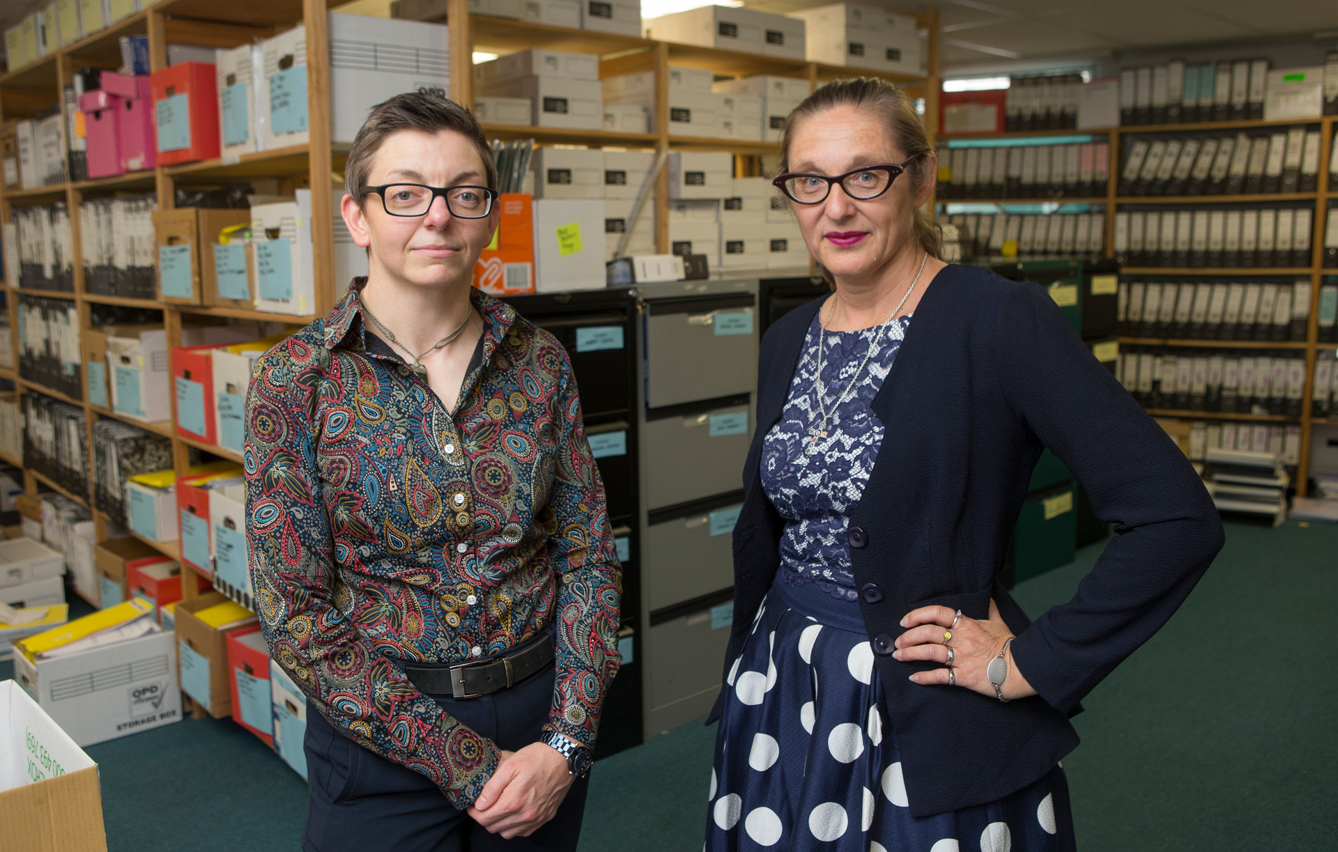 Cooper Legal partner Amanda Hill, left, and principal Sonja Cooper in their Wellington office. Photo / Mark Mitchell