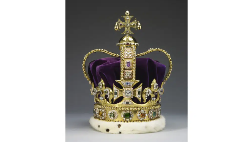 King Charles will wear the St Edward's Crown, the centrepiece of royal coronations, at the moment of crowning. Photo / Royal Collection Trust
