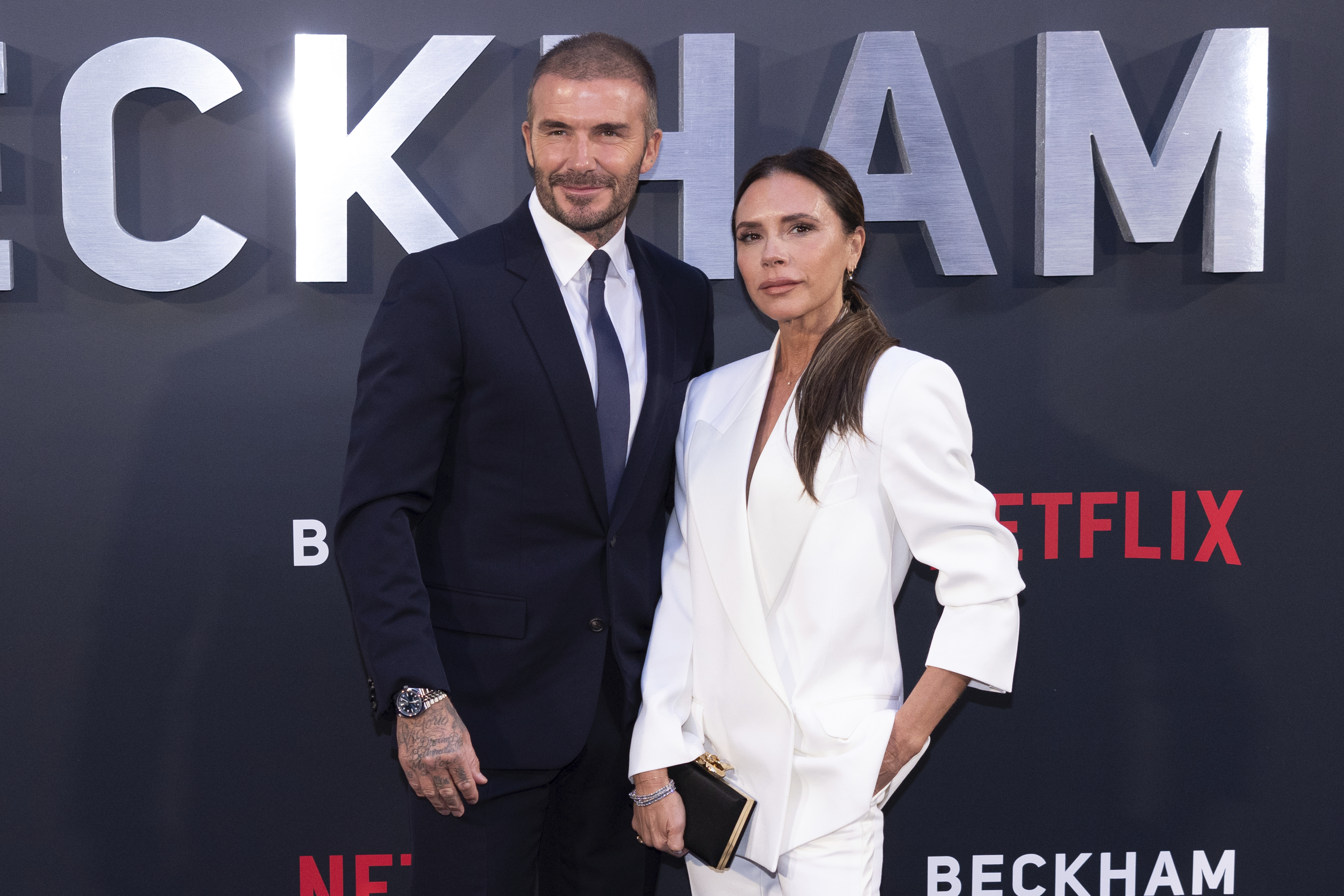 David and Victoria Beckham's Netflix documentary Beckham reportedly sparked interest in Geri and Christian Horner considering their own docuseries. Photo / AP