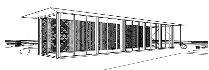 Artist's impression of the new whare waka.  Photo / Rotorua Lakes Council 
