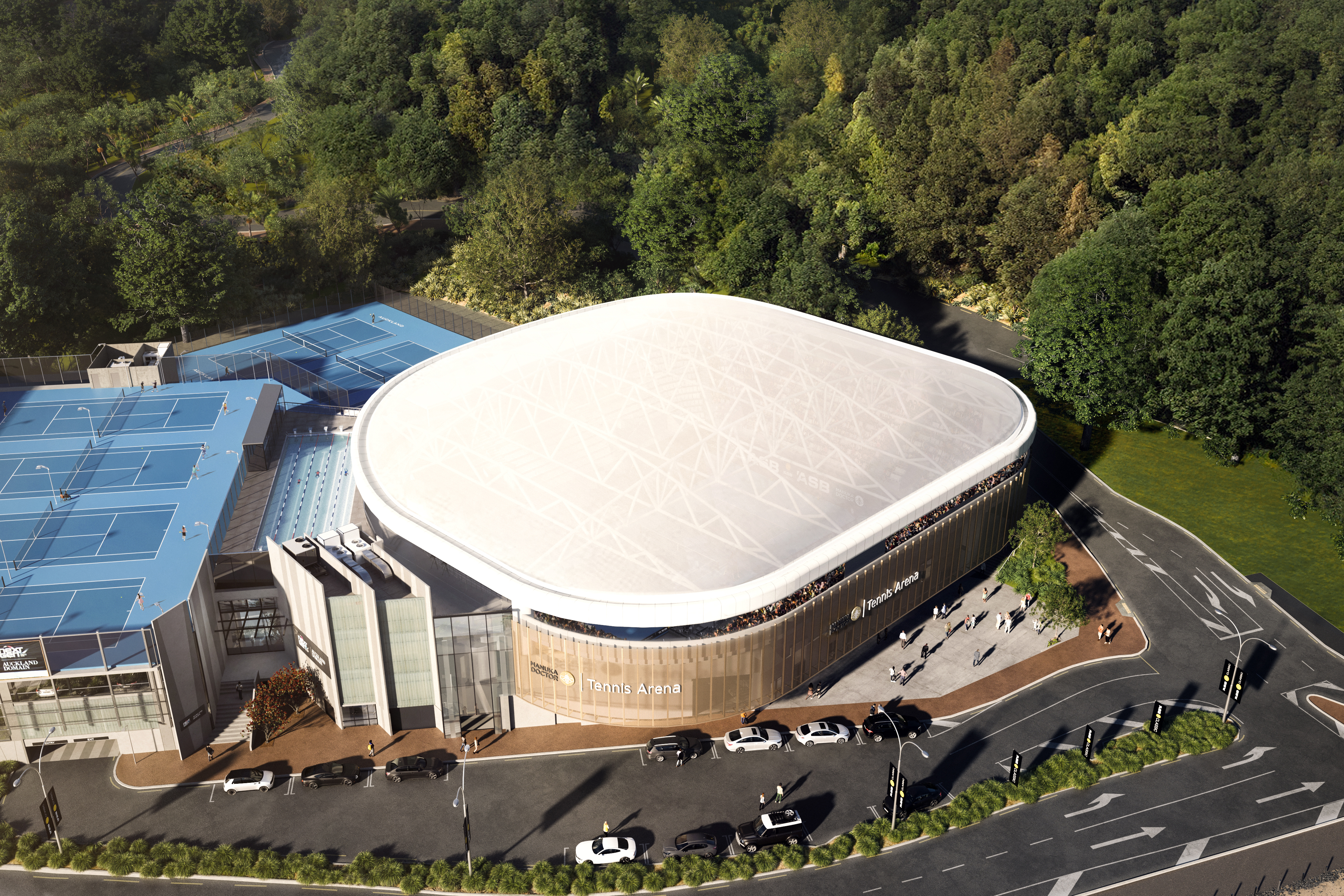 The proposed covered stadium at Stanley Street is expected to cost $15m.