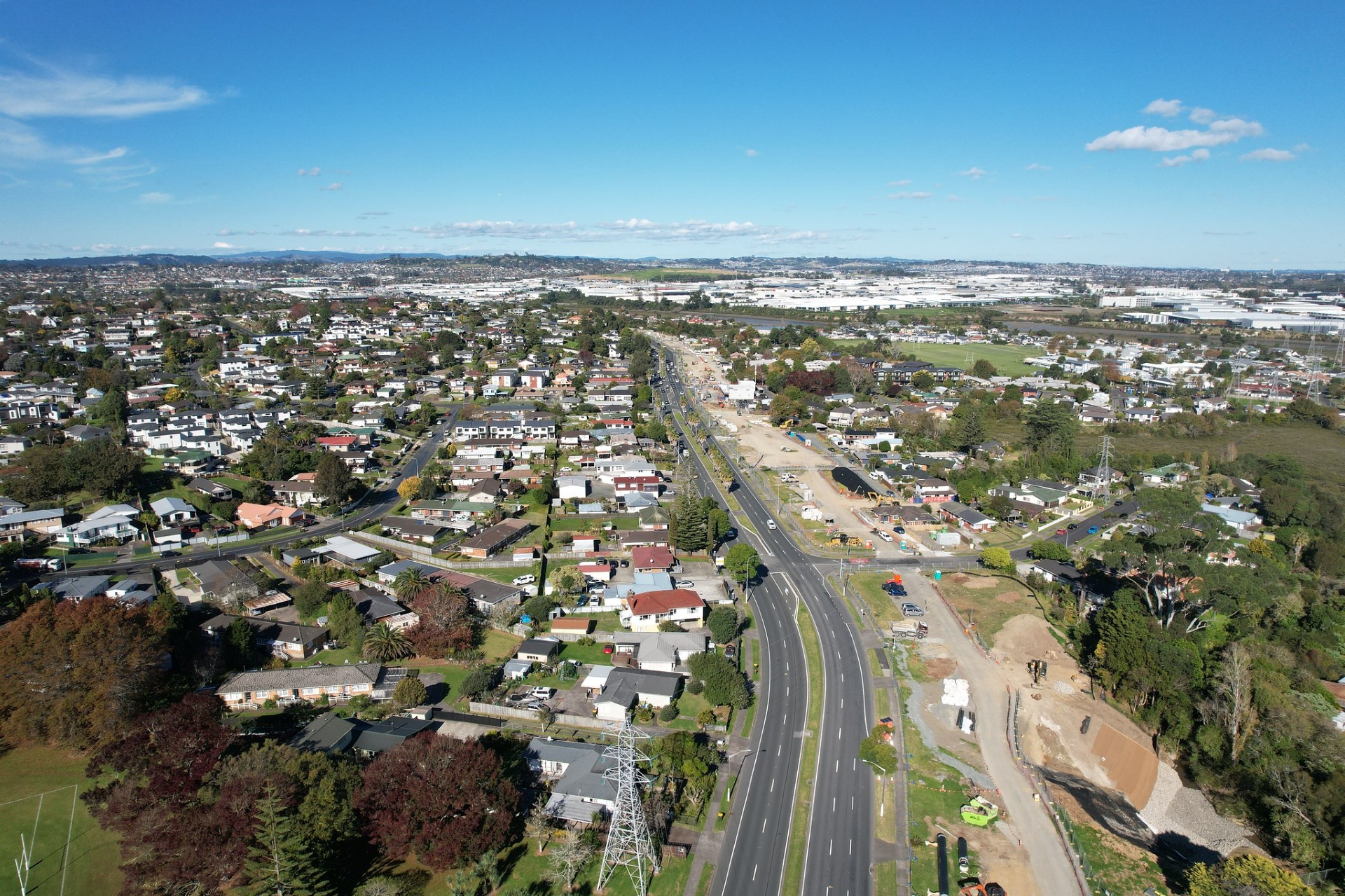 The Pakūranga to Botany section of the Eastern Busway will roughly follow the path of Ti Rakau Drive. Photo / Auckland Transport