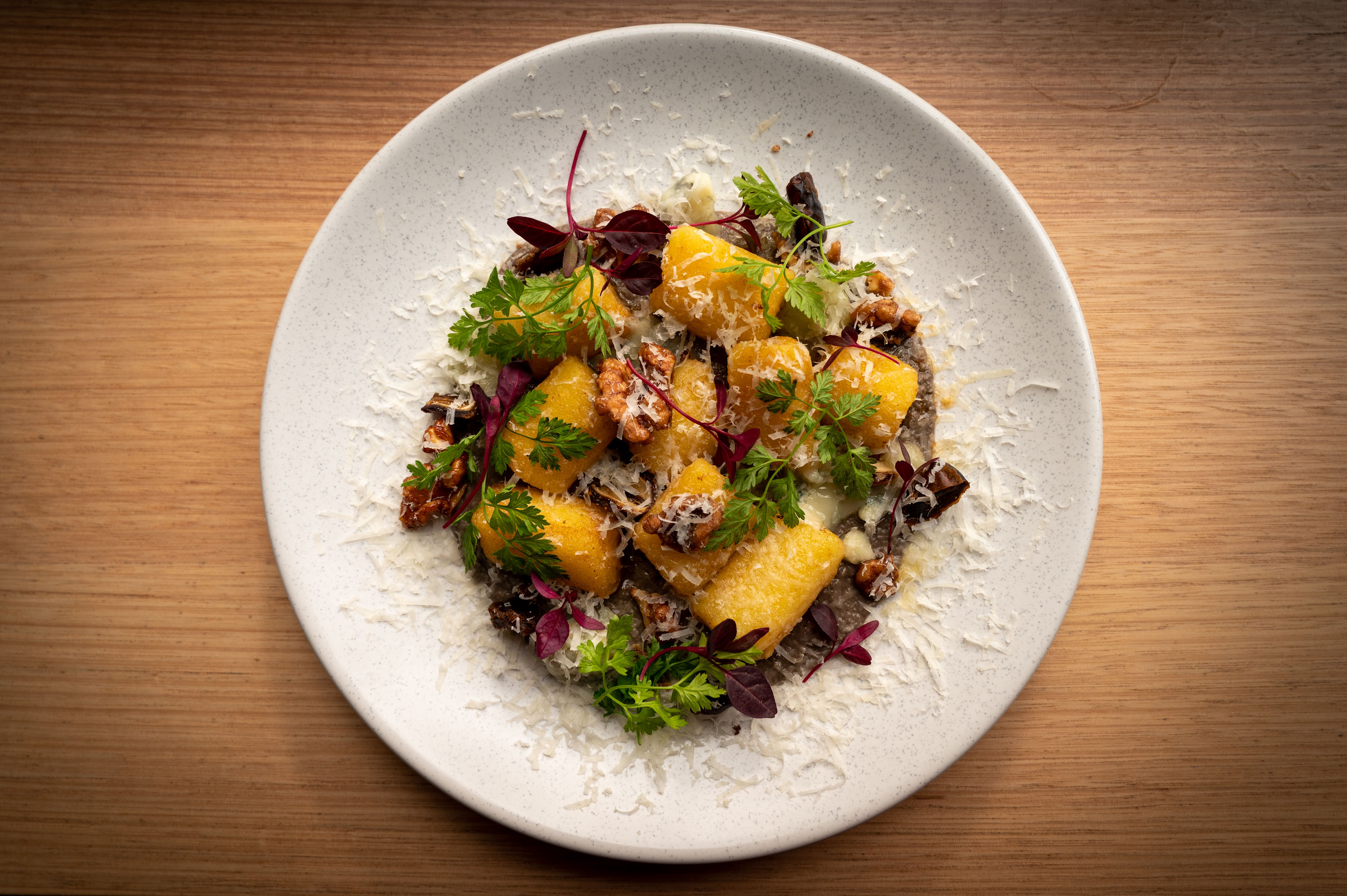 The gnocchi with blue cheese, mushrooms and walnuts at Sage. Photo / Alex Armstrong