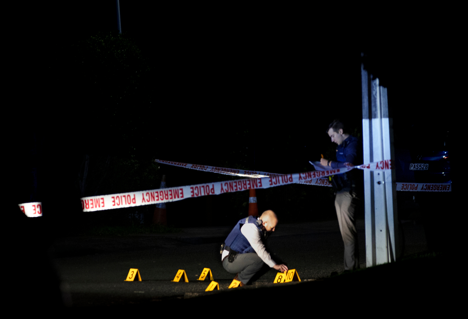 Police are investigating a series of gang shootings across Auckland on Tuesday night. Photo / HaydenWoodward