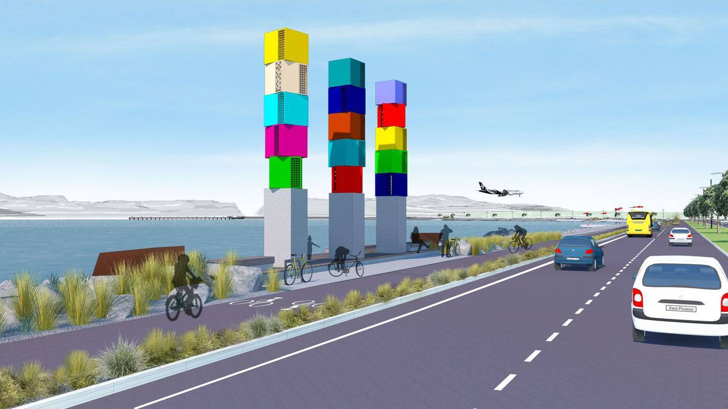 New cycleways recently built connecting Wellington's eastern suburbs to the city must feel like a slap in the face for Island Bay residents. Image / Supplied  