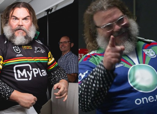 Jack Black didn't spend much time on the Warriors bandwagon. Photo / Twitter
