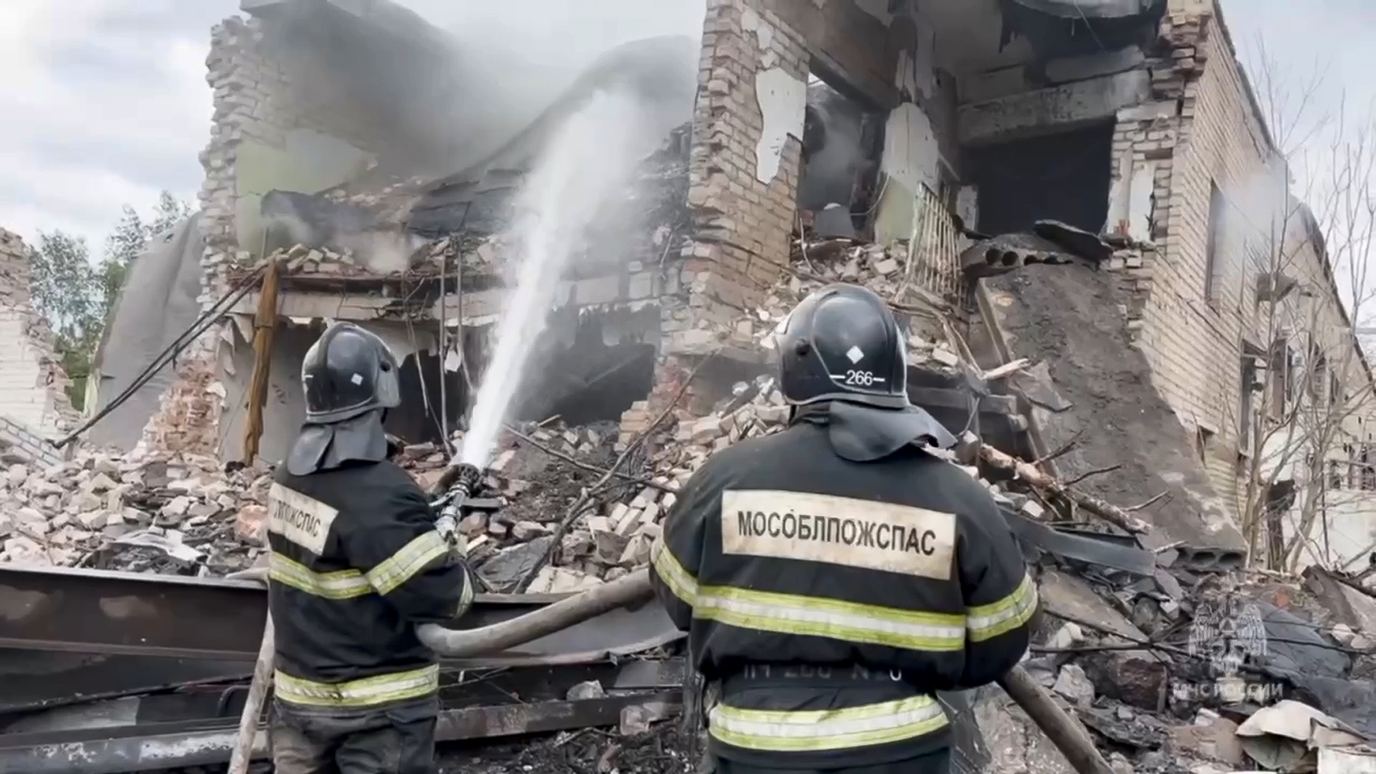 An explosion on Wednesday on the grounds of a factory north of Moscow that makes optical equipment for Russia's security forces wounded dozens people, six of them severely, officials said. The blast occurred at a warehouse storing fireworks, though it was on the grounds of the Zagorsk optics manufacturing plant, according to Andrei Vorobyov, the governor of the region surrounding the Russian capital. Photo / AP