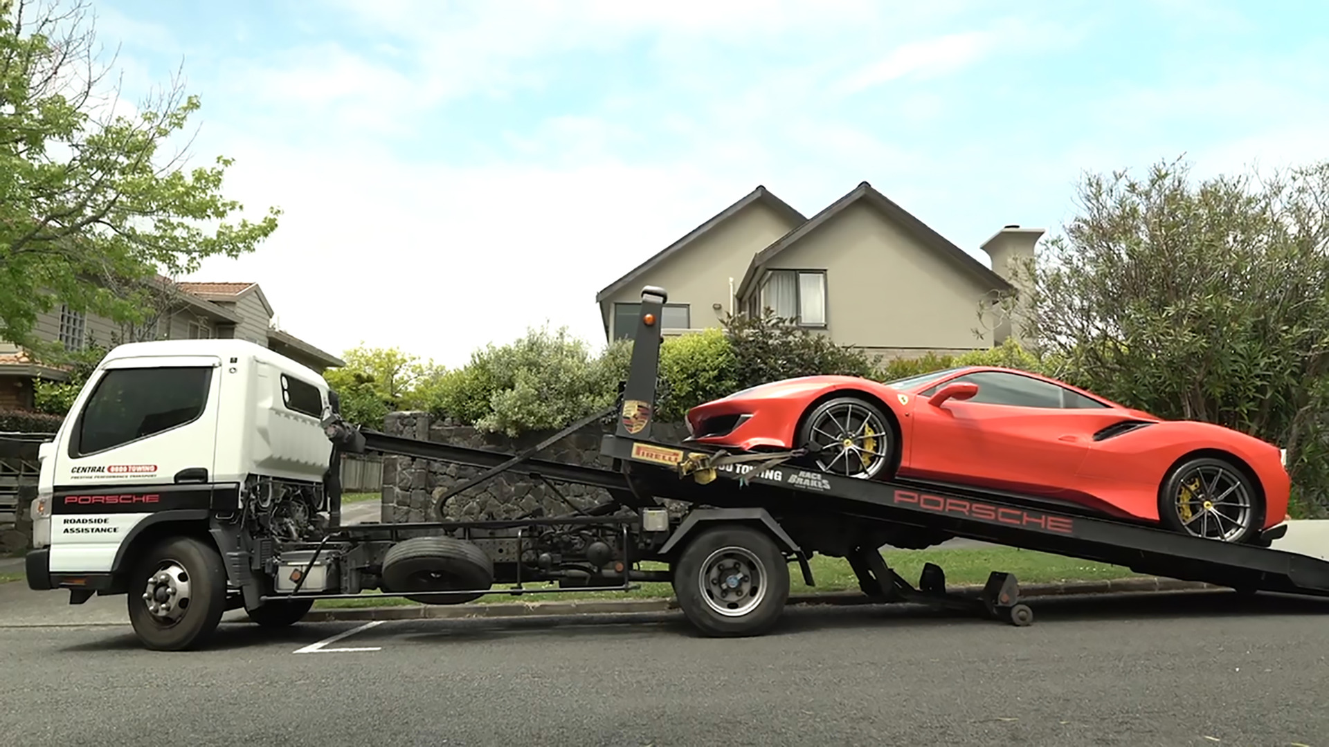 A Ferrari seized in October following a drug investigation codenamed Operation Cincinatti. Photo / Supplied
