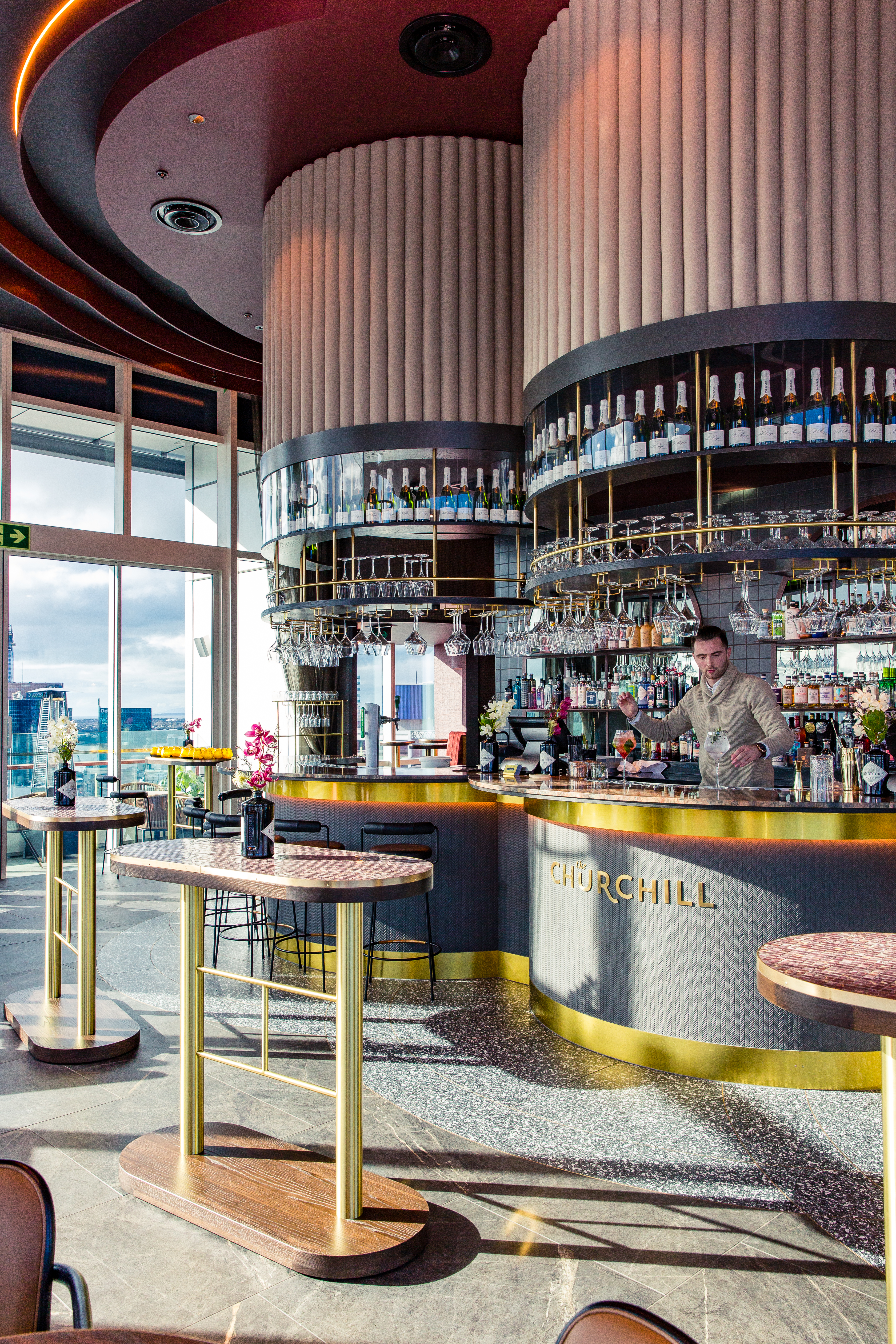 Rooftop bar The Churchill at Four Points By Sheraton Hotel. Photo / Babiche Martens