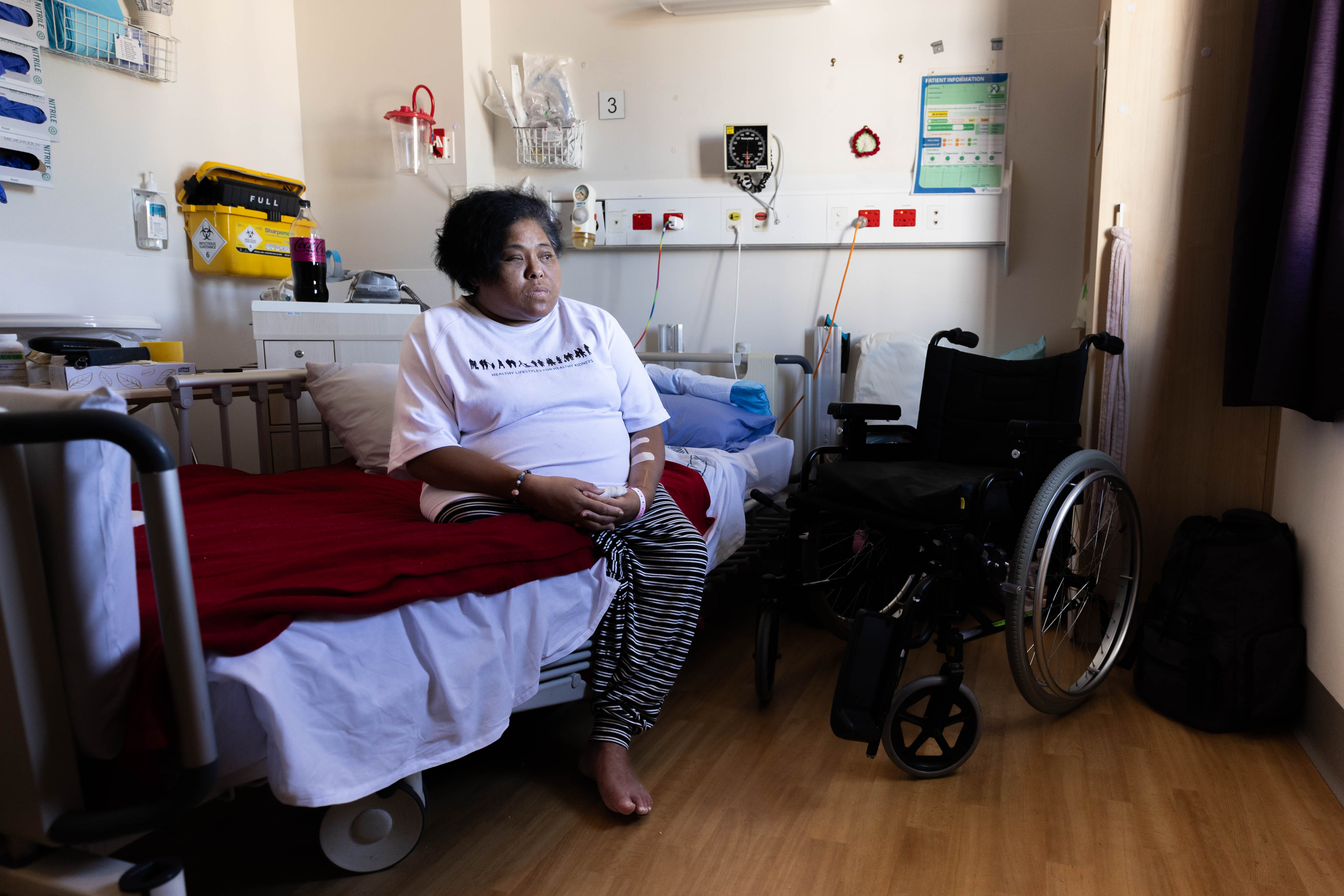 Geri (Geraldine) Stantiall says she is still in hospital because she can't find a suitable home to rent. Photo / Alex Cairns