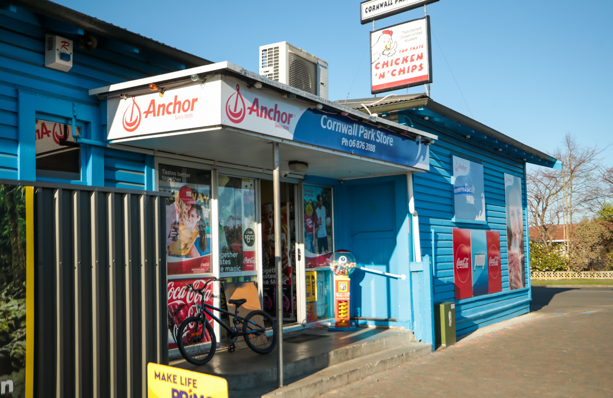 Cornwall Park Store was targeted by an armed man in an aggravated robbery on Tuesday who injured the owner. Photo / Paul Taylor