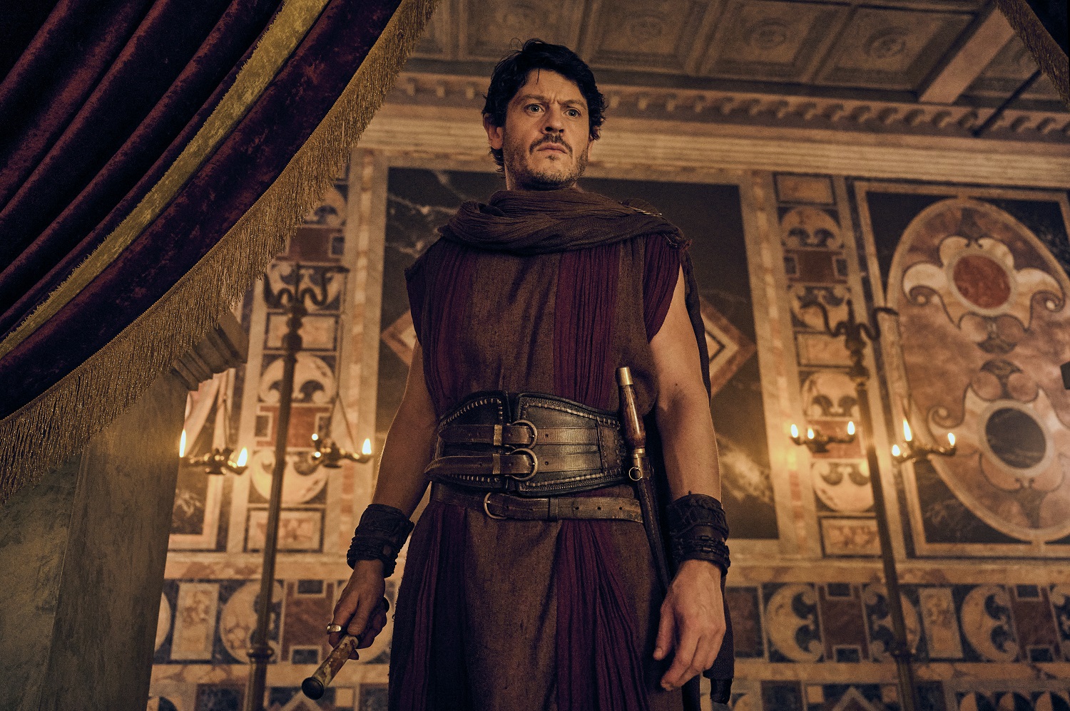 Iwan Rheon stars in the series Those About to Die about Ancient Rome. Photo / Amazon MGM Studios