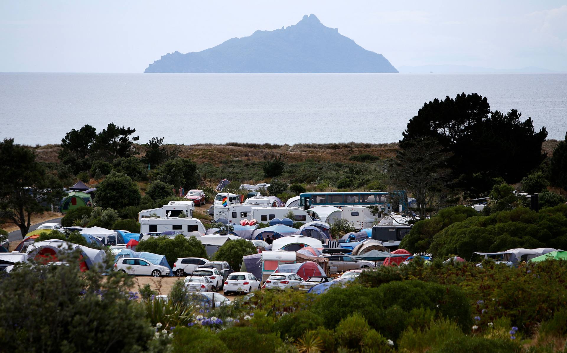 Uretiti Campground, south of Whangārei, was DoC's most visited campground in the country over summer. Photo / Michael Cunningham