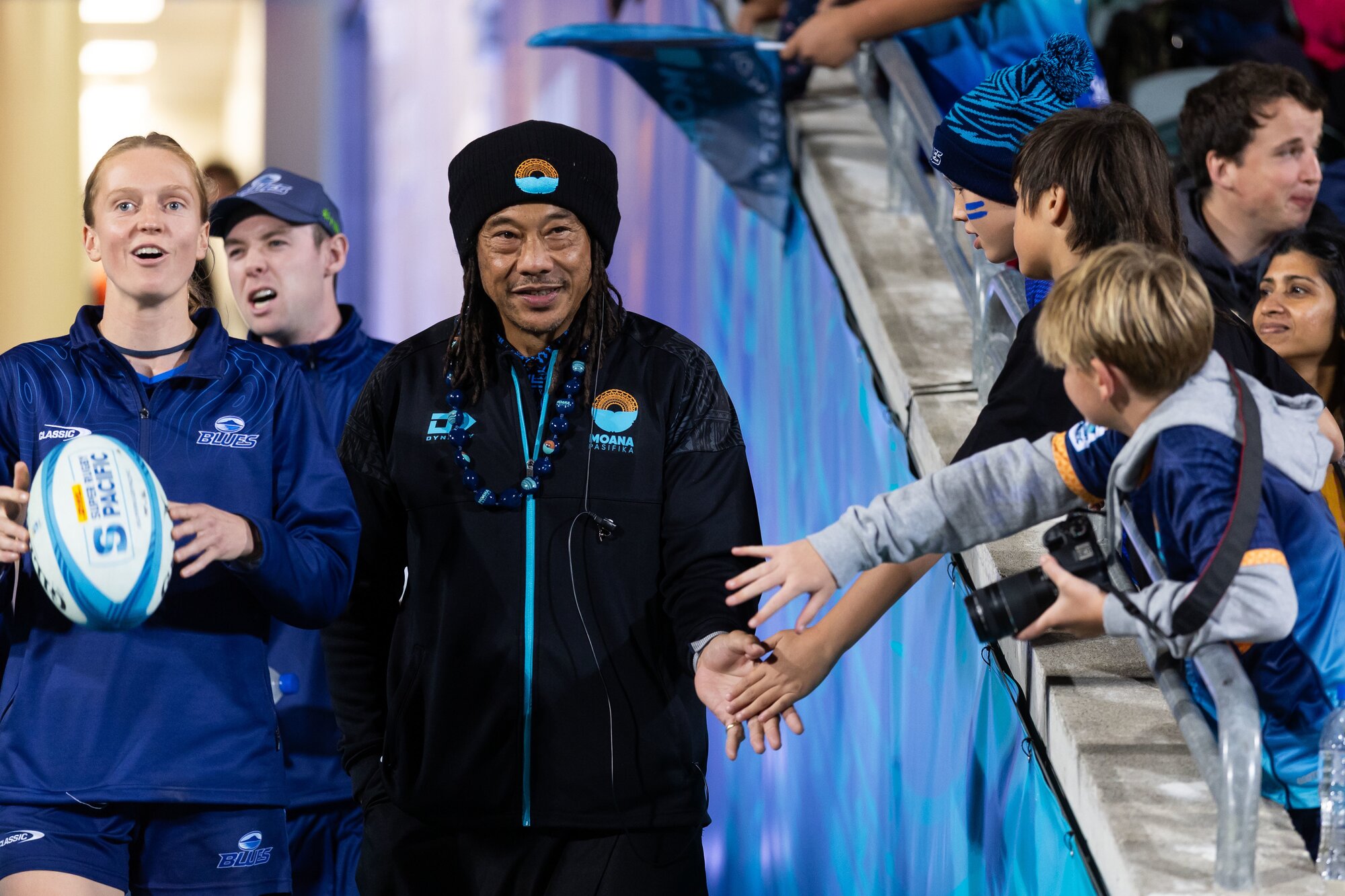 All Blacks legend Tana Umaga is the coach of Moana Pasifika. Photo / Photosport